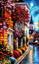 Lade das Bild in den Galerie-Viewer, Stickpackung mit Perlen "Blumenstraße"