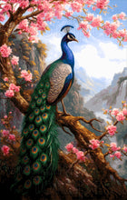 Lade das Bild in den Galerie-Viewer, Stickpackung mit Perlen "Pfauen auf der Sakura. Teil 1"