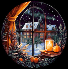 Lade das Bild in den Galerie-Viewer, Stickpackung mit Perlen "Weihnachten hinter dem Fenster. Teil 1"