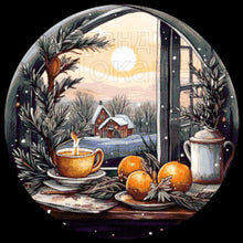 Lade das Bild in den Galerie-Viewer, Stickpackung mit Perlen "Weihnachten hinter dem Fenster. Teil 2"