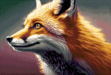 Lade das Bild in den Galerie-Viewer, Stickpackung mit Perlen "glücklicher Fuchs"