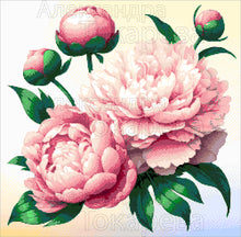 Lade das Bild in den Galerie-Viewer, Stickpackung mit Perlen "rosa Bewunderung"