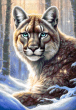 Lade das Bild in den Galerie-Viewer, Stickpackung mit Perlen "verschneiter Abend"