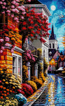 Lade das Bild in den Galerie-Viewer, Stickpackung mit Perlen "Blumenstraße"