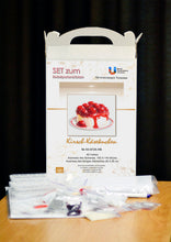 Lade das Bild in den Galerie-Viewer, Stickpackung mit Perlen "Kirsch-Käsekuchen"