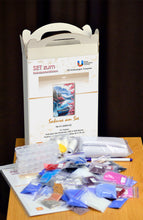 Lade das Bild in den Galerie-Viewer, Stickpackung mit Perlen "Sakura am See"