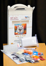 Lade das Bild in den Galerie-Viewer, Stickpackung mit Perlen "Spitz im Laub"