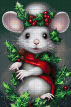 Lade das Bild in den Galerie-Viewer, Stickpackung mit Perlen "Weihnachtsmäuschen"