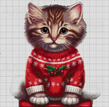 Lade das Bild in den Galerie-Viewer, Stickpackung mit Perlen "Weihnachtsstil"