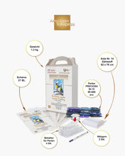 Lade das Bild in den Galerie-Viewer, Stickpackung mit Perlen "Die Meisen warten auf den Frühling"