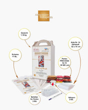 Lade das Bild in den Galerie-Viewer, Stickpackung mit Perlen "Gimpel auf Ebersche"