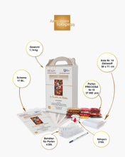 Lade das Bild in den Galerie-Viewer, Stickpackung mit Perlen "Im Rascheln der Blätter"