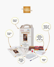 Lade das Bild in den Galerie-Viewer, Stickpackung mit Perlen "Katze im Laub"