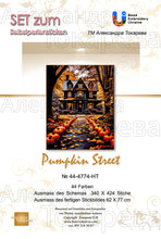 Lade das Bild in den Galerie-Viewer, Stickpackung mit Perlen "Pumpkin Street"