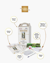 Lade das Bild in den Galerie-Viewer, Stickpackung mit Perlen "Schwanenidylle"