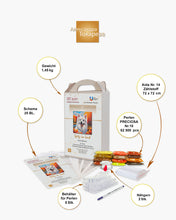 Lade das Bild in den Galerie-Viewer, Stickpackung mit Perlen "Spitz im Laub"