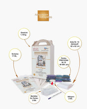Lade das Bild in den Galerie-Viewer, Stickpackung mit Perlen "Weihnachtsgnom"