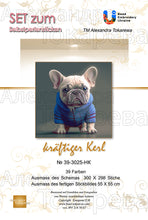 Lade das Bild in den Galerie-Viewer, Stickpackung mit Perlen "kräftiger Kerl"