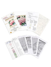 Lade das Bild in den Galerie-Viewer, Stickpackung mit Perlen "rosa Bewunderung"