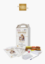 Lade das Bild in den Galerie-Viewer, Stickpackung mit Perlen "stickende Eule"