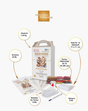 Lade das Bild in den Galerie-Viewer, Stickpackung mit Perlen "stickendes Mäuschen"