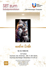 Lade das Bild in den Galerie-Viewer, Stickpackung mit Perlen "wahre Liebe"