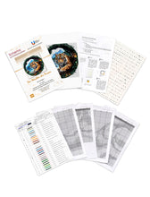 Lade das Bild in den Galerie-Viewer, Stickpackung mit Perlen "Der Wächter des Passes"