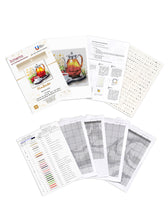 Lade das Bild in den Galerie-Viewer, Stickpackung mit Perlen "Himbeertee"