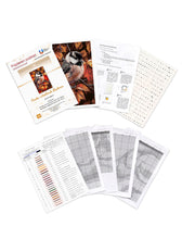 Lade das Bild in den Galerie-Viewer, Stickpackung mit Perlen "Im Rascheln der Blätter"