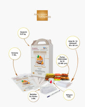 Lade das Bild in den Galerie-Viewer, Stickpackung mit Perlen "Mandarinen-Dessert"