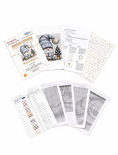 Lade das Bild in den Galerie-Viewer, Stickpackung mit Perlen "Weihnachtsgnom"