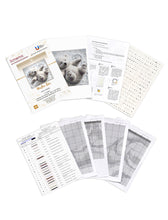 Lade das Bild in den Galerie-Viewer, Stickpackung mit Perlen "Weißer Bär"