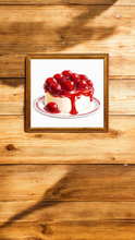 Lade das Bild in den Galerie-Viewer, Stickpackung mit Perlen "Kirsch-Käsekuchen"