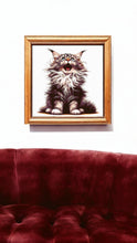 Lade das Bild in den Galerie-Viewer, Stickpackung mit Perlen "Maine-Coon-Star"