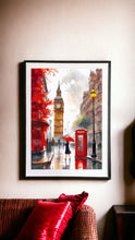Lade das Bild in den Galerie-Viewer, Stickpackung mit Perlen "herbstliches London"
