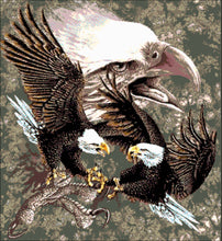 Lade das Bild in den Galerie-Viewer, Stickpackung mit Perlen "Adler"