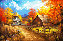 Lade das Bild in den Galerie-Viewer, Stickpackung mit Perlen "Die Ranch"