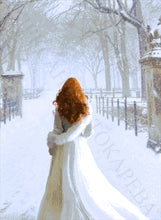 Lade das Bild in den Galerie-Viewer, Stickpackung mit Perlen "Die Schneekönigin"