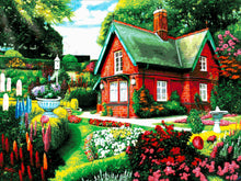 Lade das Bild in den Galerie-Viewer, Stickpackung mit Perlen "Fabelhafter Hof"