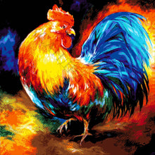 Lade das Bild in den Galerie-Viewer, Stickpackung mit Perlen "Feuerhahn"