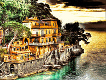 Lade das Bild in den Galerie-Viewer, Stickpackung mit Perlen "Geheimnisvolle Insel"