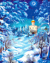 Lade das Bild in den Galerie-Viewer, Stickpackung mit Perlen "Heiligabend"