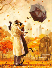 Lade das Bild in den Galerie-Viewer, Stickpackung mit Perlen "Herbstkuss"