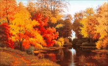 Lade das Bild in den Galerie-Viewer, Stickpackung mit Perlen "Herbstmärchen"