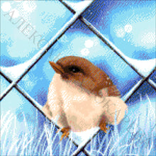 Lade das Bild in den Galerie-Viewer, Stickpackung mit Perlen "Im Winter"