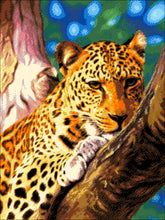 Lade das Bild in den Galerie-Viewer, Stickpackung mit Perlen "Jaguar"