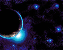 Lade das Bild in den Galerie-Viewer, Stickpackung mit Perlen "Kosmos"