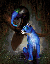 Lade das Bild in den Galerie-Viewer, Stickpackung mit Perlen "Night Talk"