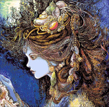 Lade das Bild in den Galerie-Viewer, Stickpackung mit Perlen "Nixe"