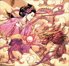 Lade das Bild in den Galerie-Viewer, Stickpackung mit Perlen "Osten"